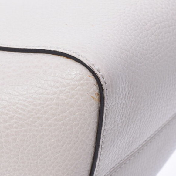 GUCCI Swing Tote White Calf Bag - Picture 6 of 12